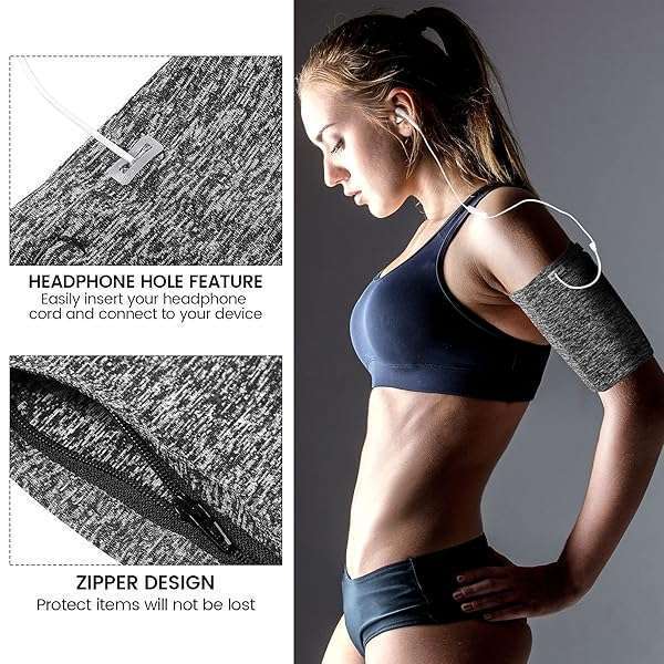 Outus Outus 3-Piece Phone Holder: Perfect Running Armband for Hiking, Biking, and Travel - View 5 of 9