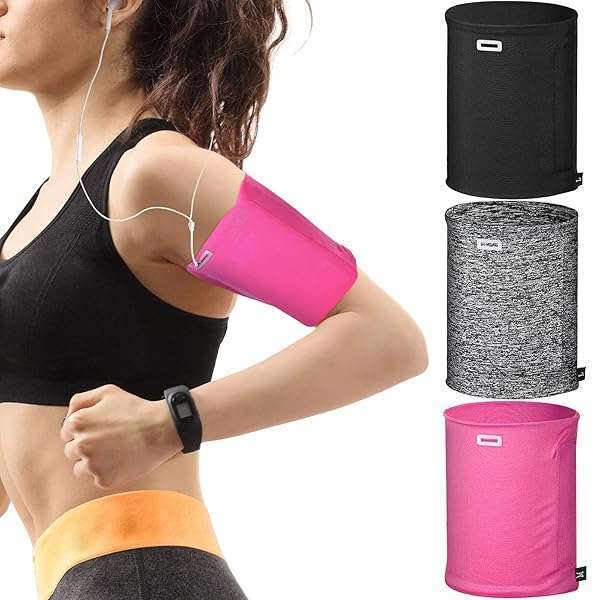 Outus Outus 3-Piece Phone Holder: Perfect Running Armband for Hiking, Biking, and Travel - View 2 of 9