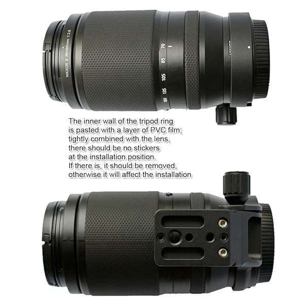 iShoot iShoot Lens Collar Tripod Mount for Nikon Z 24-200mm, DX 50-250mm & Nikkor Z 70-180mm - Arca-Swiss Quick Release Support - View 9 of 11