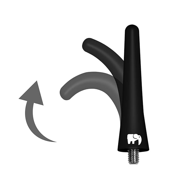 ONE250 ONE250 Short Rubber Copper Core Antenna for Mini Cooper All Models Optimized FM AM Reception - View 7 of 7