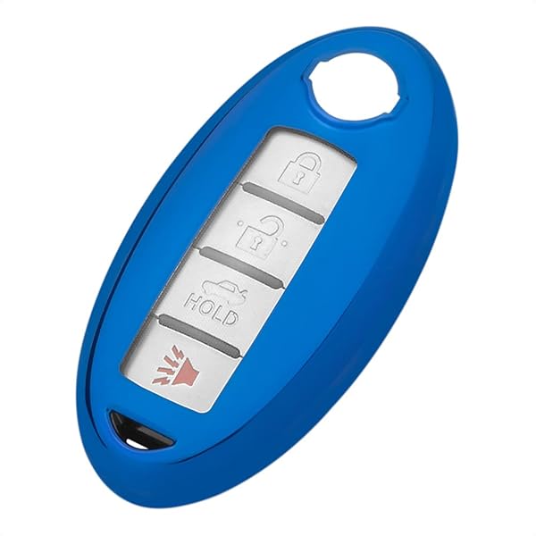 TANGSEN TANGSEN Blue TPU Key Fob Case for Infiniti Nissan 370Z Altima Armada Juke Leaf Maxima Rogue Titan XD Versa Keyless Entry Remote