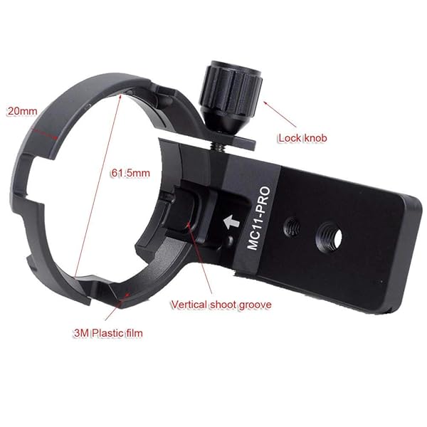 iShoot iShoot Lens Collar Tripod Mount for Canon EF-E & Sigma MC-11 - Arca-Swiss Quick Release Support - View 6 of 11