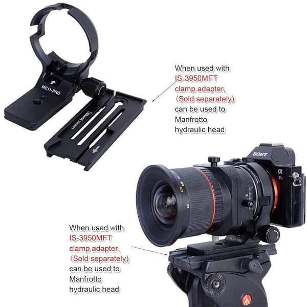 iShoot iShoot Lens Collar Tripod Mount for Canon EF-E & Sigma MC-11 - Arca-Swiss Quick Release Support - View 11 of 11