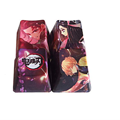 Benemate 5-Side Dye-Subbed PBT Spacebar Keycap 6.25U Custom Keycap for Cherry MX Gaming Mechanical Keyboard Demon Slayer - View 2 of 4