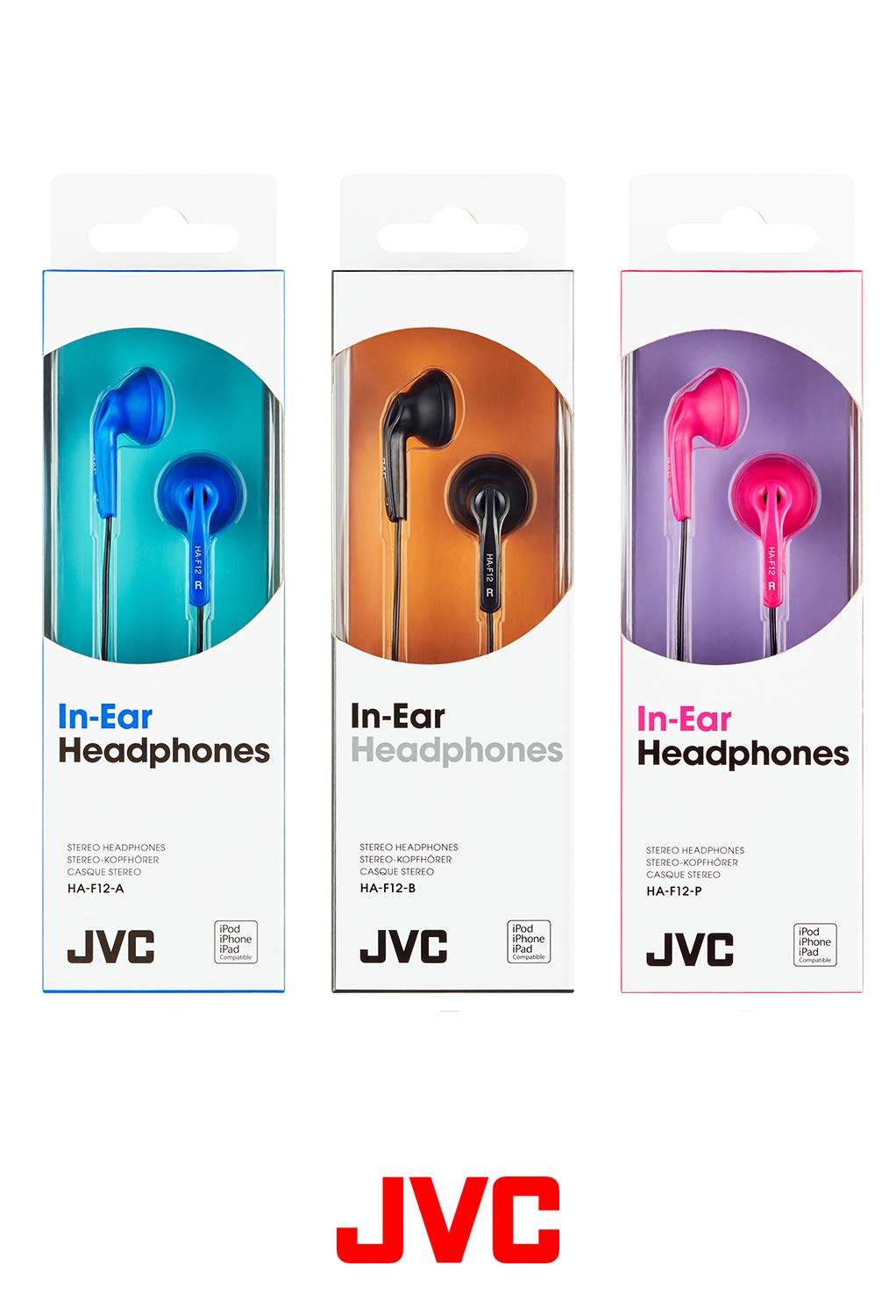 JVC JVC HAF12B Black Earbud Headphones for Superior Sound Quality and Comfort - View 5 of 5