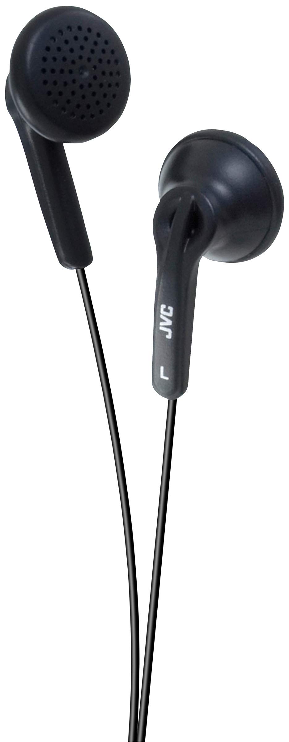 JVC JVC HAF12B Black Earbud Headphones for Superior Sound Quality and Comfort