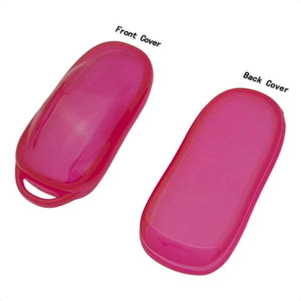 TANGSEN TANGSEN Red TPU Smart Key Fob Case for Tesla Model X Keyless Entry Remote Control Accessories - View 5 of 6