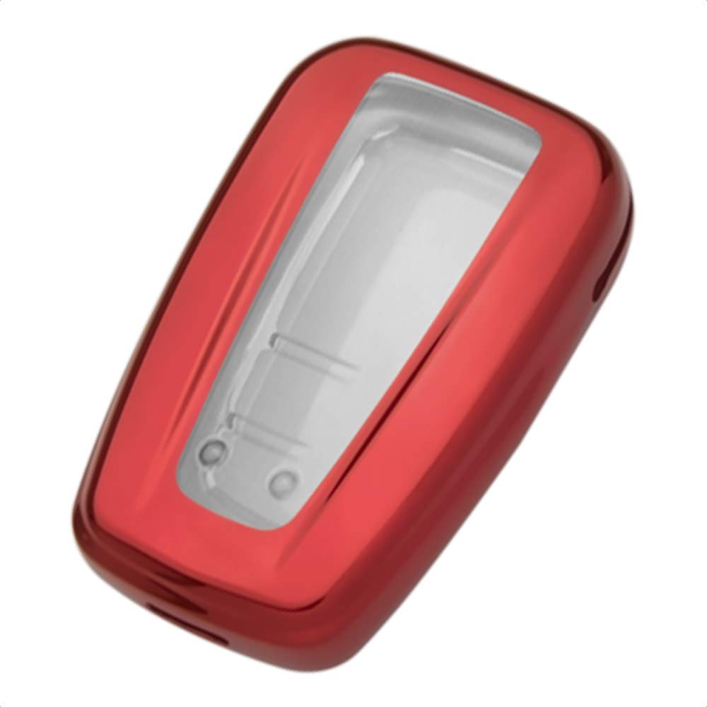 TANGSEN Red TPU Smart Key Fob Case for Toyota Avalon Camry C-HR Corolla Prius Prime RAV4 Keyless Entry Remote Control Accessories - View 5 of 7