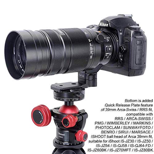 iShoot iShoot Metal Lens Collar Stand Tripod Mount Ring Base for Panasonic Leica DG Vario-Elmar 100-400mm f4-6.3 ASPH Power OIS Lens Support - View 5 of 9