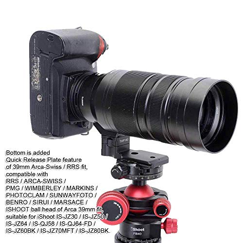 iShoot iShoot Metal Lens Collar Stand Tripod Mount Ring Base for Panasonic Leica DG Vario-Elmar 100-400mm f4-6.3 ASPH Power OIS Lens Support - View 6 of 9