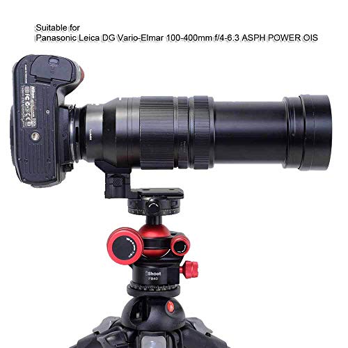 iShoot iShoot Metal Lens Collar Stand Tripod Mount Ring Base for Panasonic Leica DG Vario-Elmar 100-400mm f4-6.3 ASPH Power OIS Lens Support - View 8 of 9
