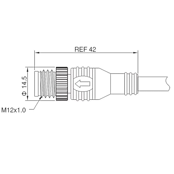 Regatta Processing Regatta NMEA 2000 2 Meter Backbone Drop Extension Cable for Lowrance Simrad B&G Navico Garmin Networks - View 7 of 9