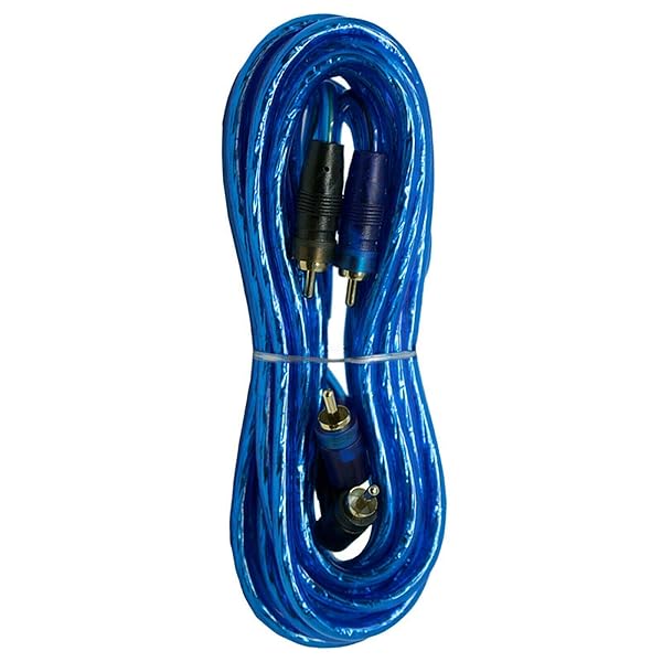 Audiobank Audiobank Complete 0 Gauge Car Amplifier Installation Power Wiring Kit 6500 Watts with 17 Feet Power Cable and 150A Fuse Red - View 5 of 8