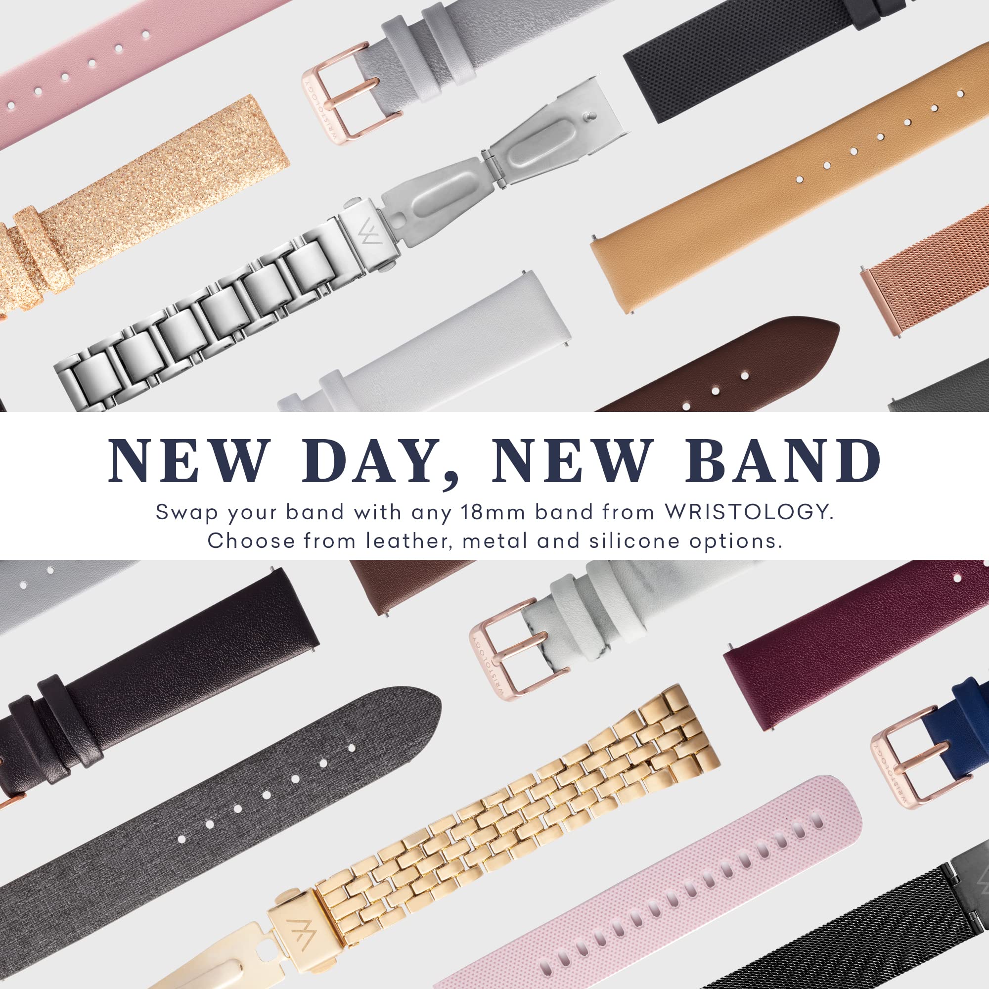 Wristology Maxi Numbers Gold Watch with Metal Mesh Band Easy to Read Large Analog Nurse Watch for Women Men Nurses Teachers OC070N - View 8 of 9