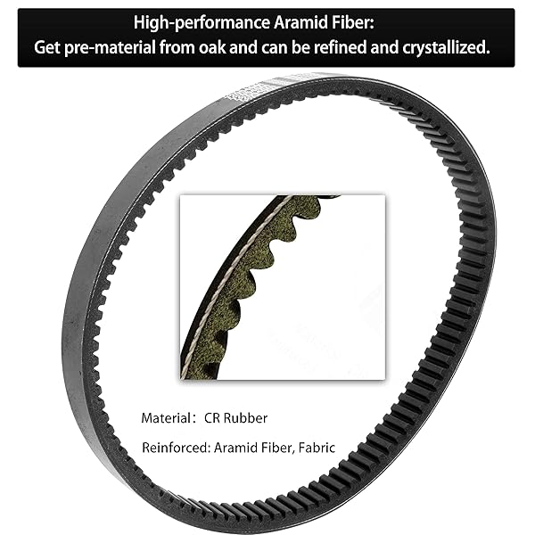 Roykaw ROYKAW EZGO TXT Gas Drive Belt and Starter Belts Kit for EZGO Golf Carts 1994-2013 OEM 72054G01 72024G01 72025G01 26414G01 - View 3 of 7
