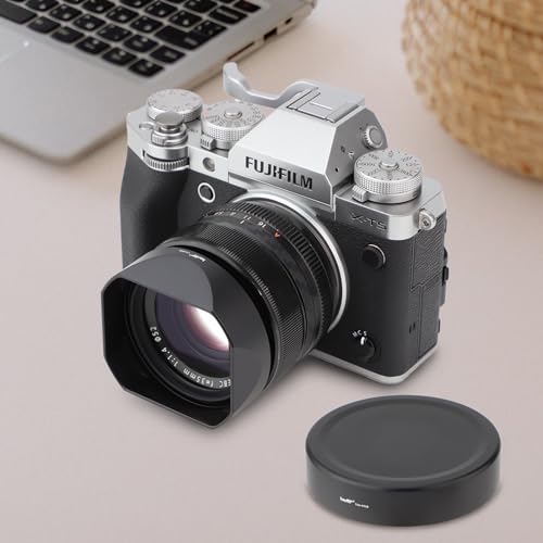 Haoge Haoge LH-X53B Square Metal Lens Hood Shade with Cap for Fujifilm XF 35mm F1.4 R Lens Compatible with X-H1 X-T4 X-T3 X-T2 X-T30 X-Pro3 X-T5 - View 8 of 9