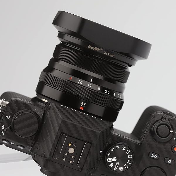 Haoge Haoge LH-X35B Metal Square Bayonet Lens Hood for Fujinon XF35mmF2 XF23mmF2 XC35mmF2 with Metal Front Cap Replacement - View 3 of 8