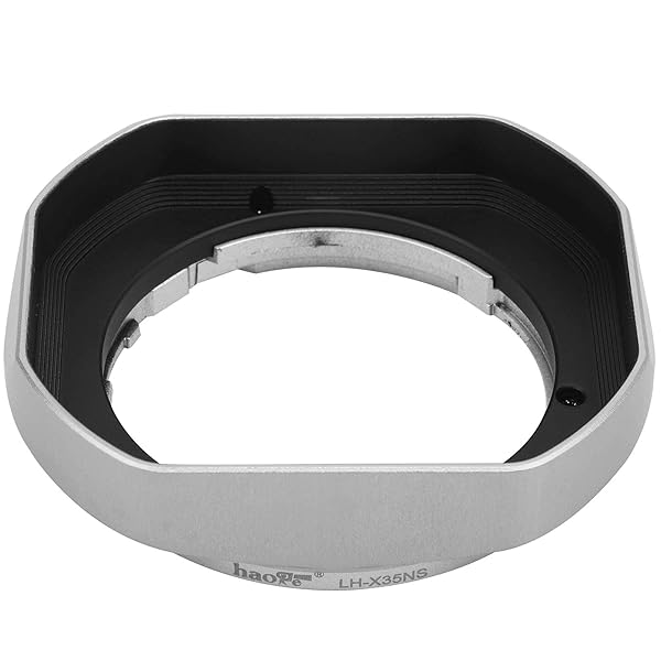 Haoge Metal Bayonet Lens Hood for Fujifilm XF 35mm F2 R WR and 23mm F2 R WR with Cap Compatible Replacement for LH-XF35-2 Hood - View 4 of 8
