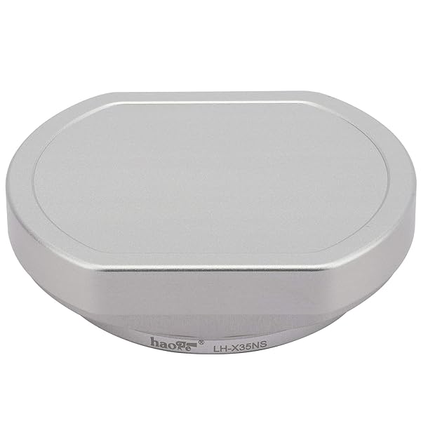 Haoge Metal Bayonet Lens Hood for Fujifilm XF 35mm F2 R WR and 23mm F2 R WR with Cap Compatible Replacement for LH-XF35-2 Hood - View 7 of 8