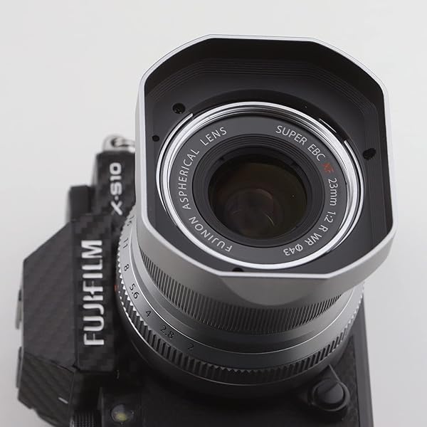 Haoge Metal Bayonet Lens Hood for Fujifilm XF 35mm F2 R WR and 23mm F2 R WR with Cap Compatible Replacement for LH-XF35-2 Hood - View 8 of 8