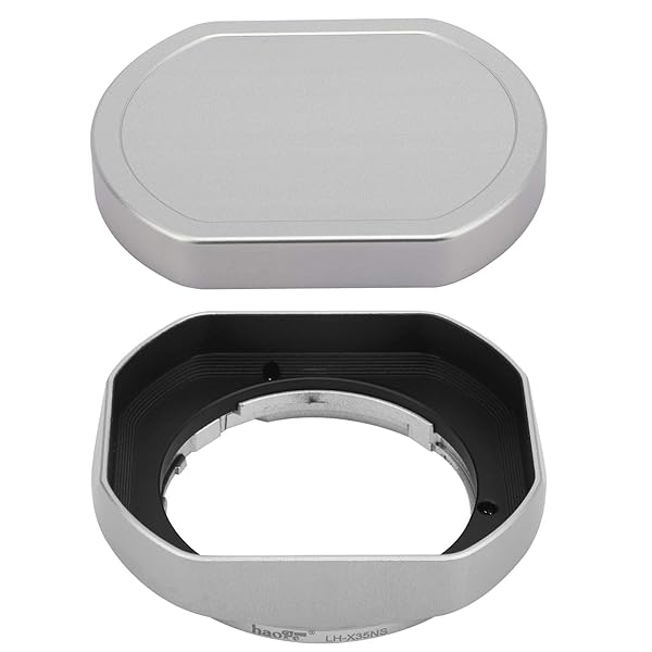 Metal Bayonet Lens Hood for Fujifilm XF 35mm F2 R WR and 23mm F2 R WR with Cap Compatible Replacement for LH-XF35-2 Hood