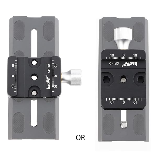 Haoge Haoge CP-40 Quick Release Clamp for Arca-Type DSLR Mirrorless Gimbals Compatible with DJI Ronin S ZHIYUN Crane Manfrotto Tripod - View 6 of 9