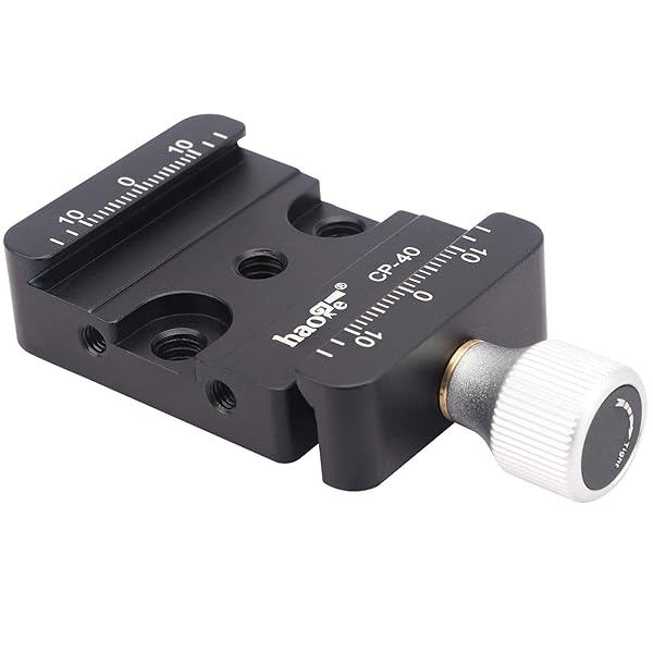 Haoge CP-40 Quick Release Clamp for Arca-Type DSLR Mirrorless Gimbals Compatible with DJI Ronin S ZHIYUN Crane Manfrotto Tripod