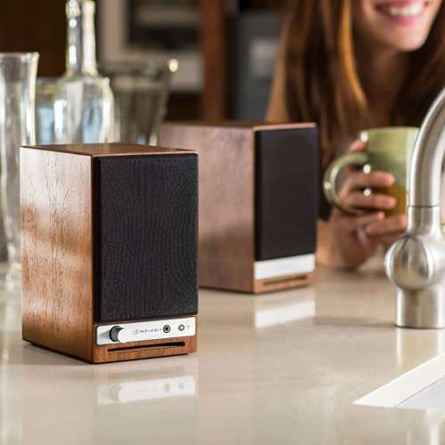 Audioengine Audioengine A2-HD Wireless Bluetooth Speakers: AptX HD for PC & Desktop - USB, RCA, Headphone Compatible - View 4 of 9
