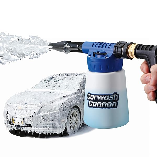 Ontel Ontel Carwash Cannon Foam Blaster Nozzle Gun - 5 Spray Settings for Cars, Trucks & Boats - Easy Rinse, No Residue!