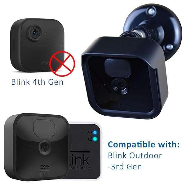 GoHonor 3rd Gen Blink Outdoor Camera Mount Bracket with Outlet Wall Mount - 5 Pack for Blink Sync Module 2 & Outdoor Camera System - View 4 of 9