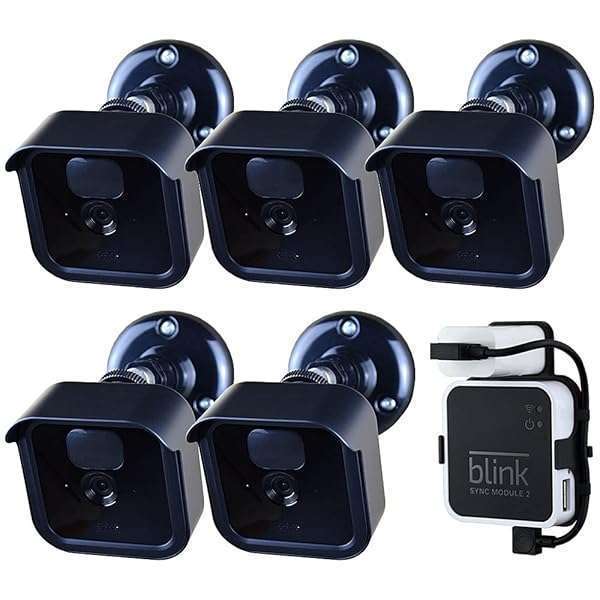 3rd Gen Blink Outdoor Camera Mount Bracket with Outlet Wall Mount - 5 Pack for Blink Sync Module 2 & Outdoor Camera System