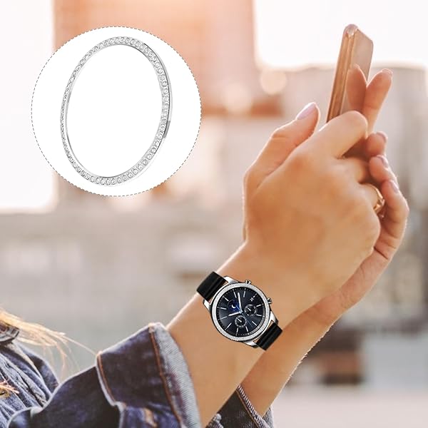 UKCOCO UKCOCO Samsung Watch 3 Bezel Diamond Adhesive Ring Cover Anti Scratch Protection 45mm 41mm Accessory - View 8 of 9