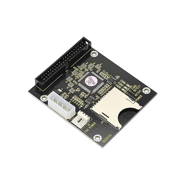 GINTOOYUN "GINTOOYUN SD to IDE Adapter: Convert SD/SDHC/SDXC to 3.5" 40Pin Male IDE for HDD Use"
