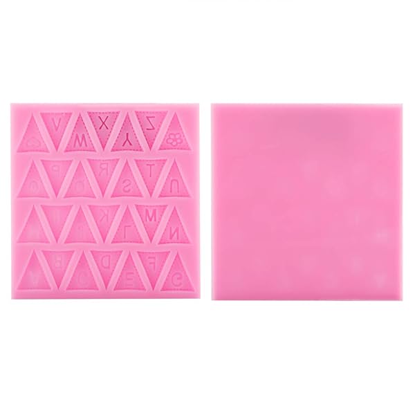 Hilitand Silicone Candy Flag Alphabet Baking Cake Chocolate 3D 26 Letters Molds for Creative Desserts - View 7 of 8