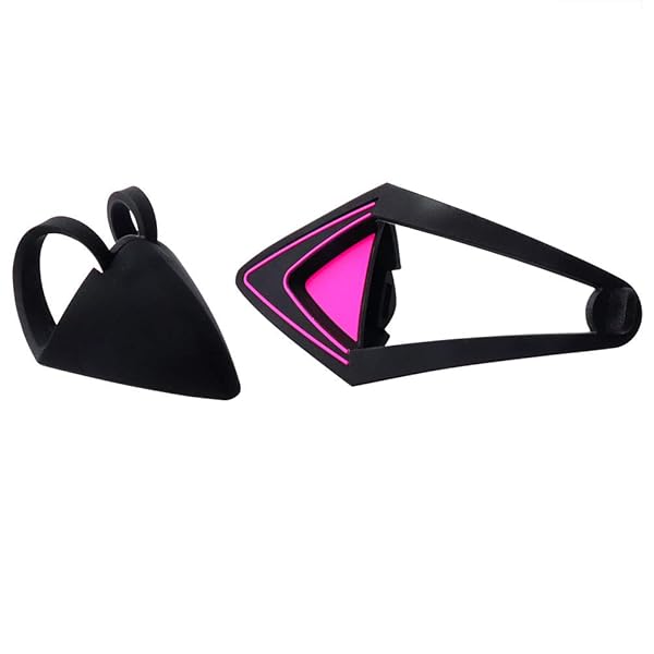 HUYUN HUYUN Purple Silicone Cat Ears for Razer Kraken 2019 & TE Headsets - Cute Attachable Accessory - View 3 of 8