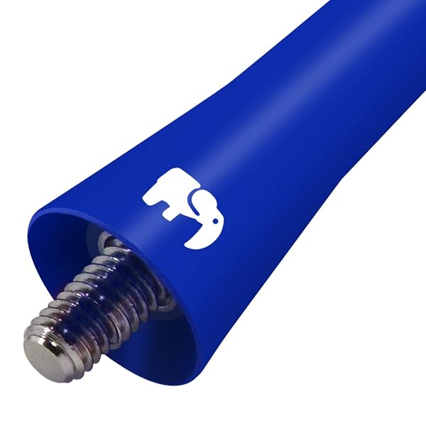 ONE250 ONE250 Short Copper Core Antenna 2.5 inch for Jeep Wrangler JK JKU JL JLU Rubicon Sahara Gladiator Renegade Cherokee 2007-2024 Blue - View 6 of 7