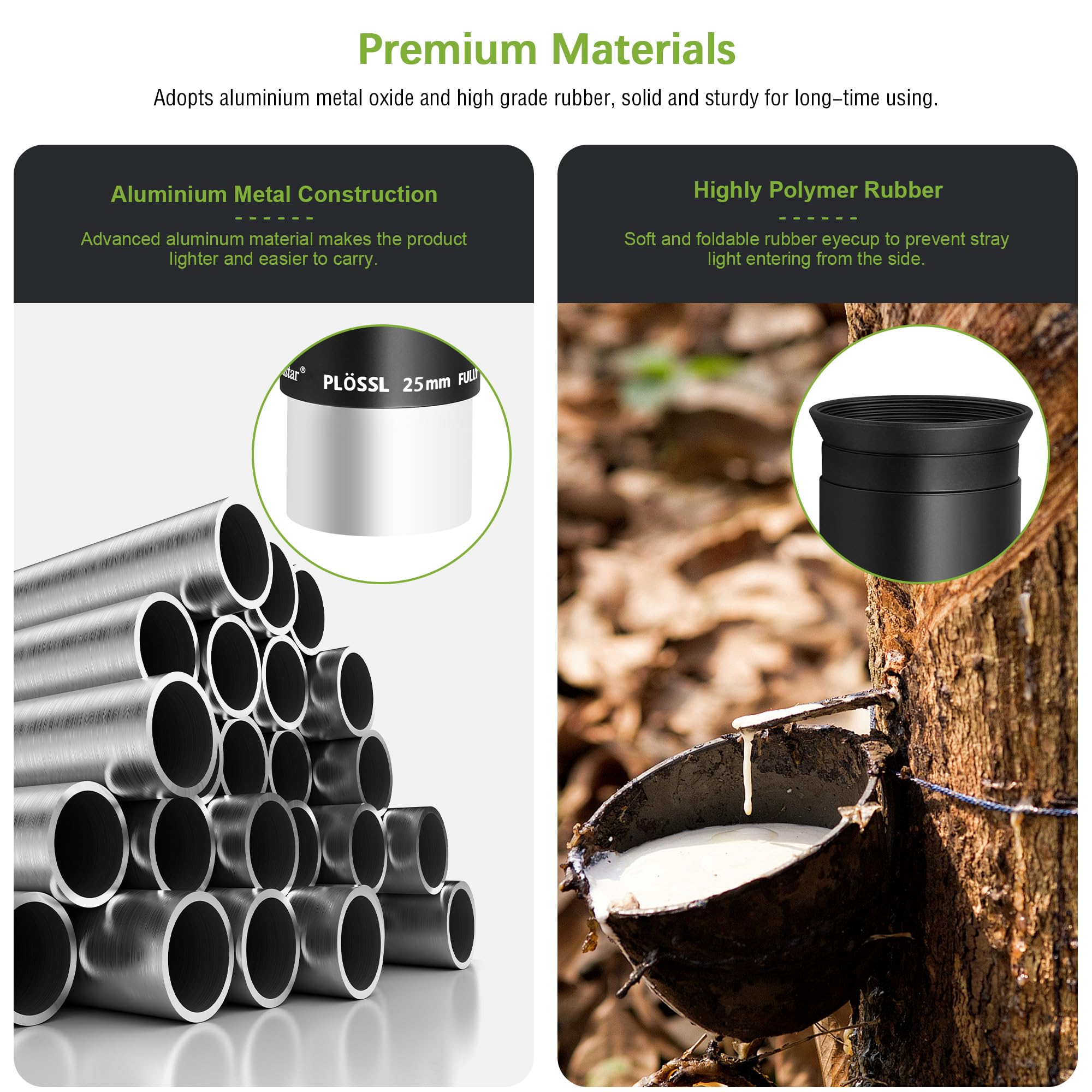 Alstar 125 Inch Plossl Telescope Eyepiece 25mm Fully Multicoated Optical Lens for 125inch Astronomic Telescope and Astronomy Filters - View 5 of 7