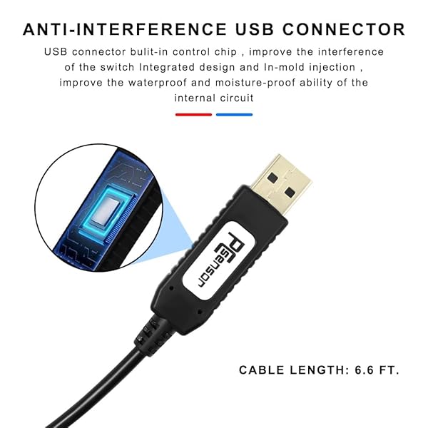 PCsensor PCsensor USB Foot Pedal 3 Key Programmable Foot Switch for Gaming Office Work and Music Page Turning - View 6 of 7