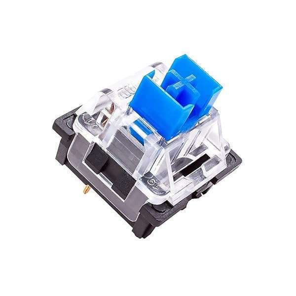 Granvela OUTEMU Blue Switches 3-Pin Tactile Clicky - 20 Pack for Mechanical Keyboards with Switch Puller - Gateron & Cherry MX Equivalent - View 2 of 7