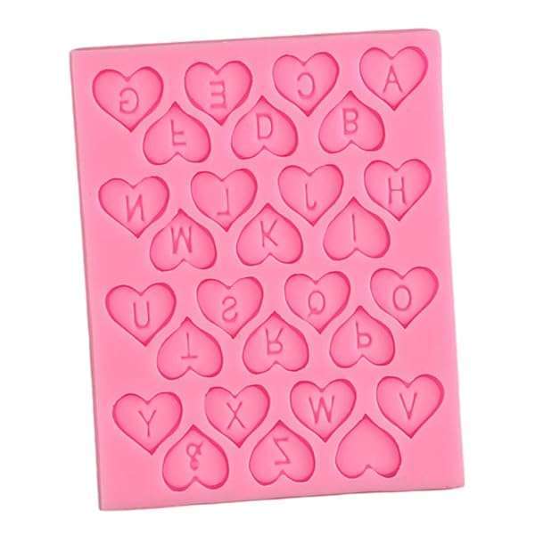 Hilitand Heart Shape Silicone Molds for DIY Chocolate & Sugar Paste Cake Decor - Perfect for Birthday Parties!