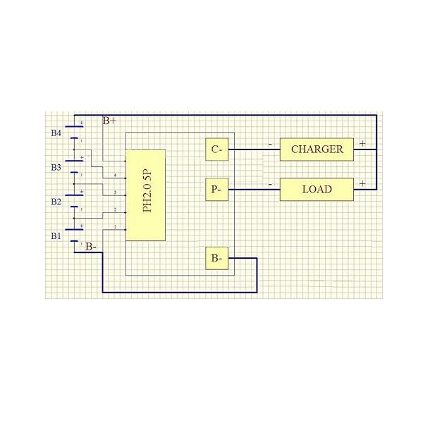 SALUTUYA SALUTUYA 4S 100A 12V Battery Protection Board for LiFePO4 Lithium Iron Phosphate Batteries with Balance Function - View 4 of 10