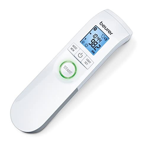 Beurer Beurer FT95 Bluetooth Non-Contact Thermometer: Accurate Forehead & Object Temp, XL Display, 60 Memory, Fast & Easy Use