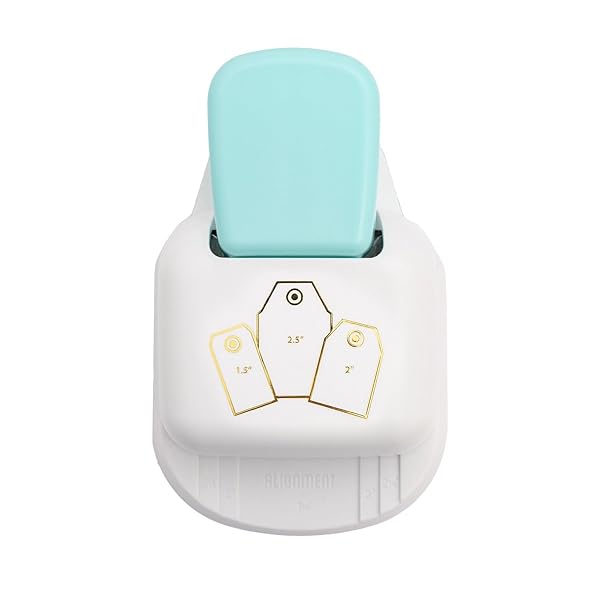 We R Memory Keepers Shop We R Memory Keepers 3-in-1 Angled Tag Punch - Versatile Craft Paper Punch for Kids & DIY Projects