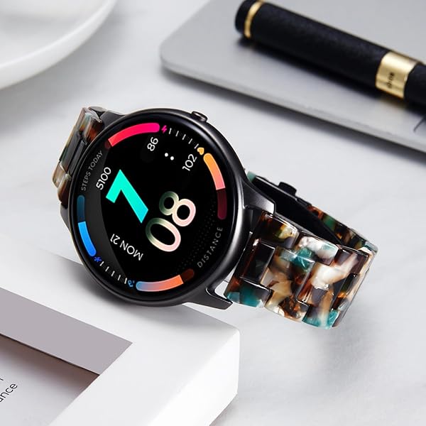 BINLUN BINLUN Resin Watch Straps for Women Replacement Band 18mm 20mm 22mm 14 Colors Quick Release Wrist Strap for Men Smart Watch Bracelets - View 5 of 7