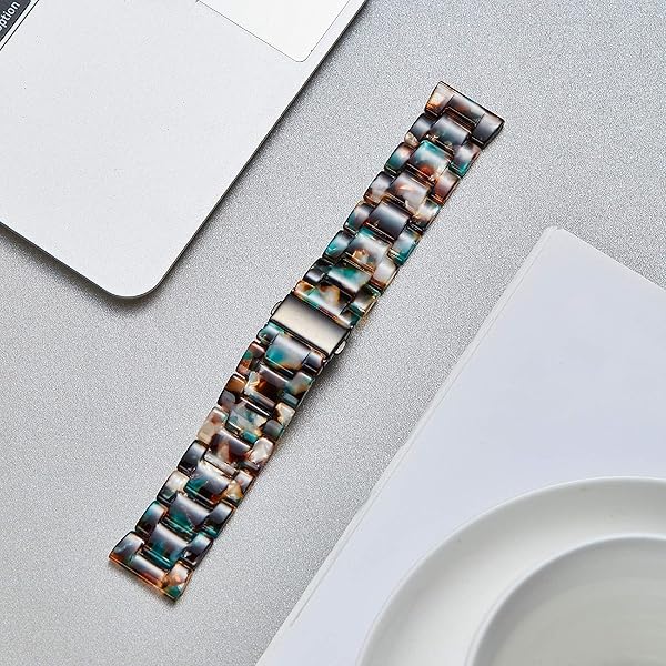 BINLUN BINLUN Resin Watch Straps for Women Replacement Band 18mm 20mm 22mm 14 Colors Quick Release Wrist Strap for Men Smart Watch Bracelets - View 7 of 7