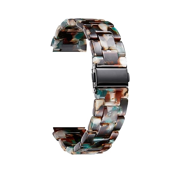 BINLUN BINLUN Resin Watch Straps for Women Replacement Band 18mm 20mm 22mm 14 Colors Quick Release Wrist Strap for Men Smart Watch Bracelets