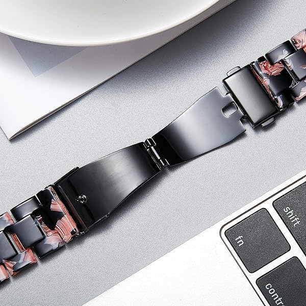 BINLUN BINLUN Resin Watch Straps for Women Replacement Band 18mm 20mm 22mm 14 Colors Quick Release Wrist Strap for Men Smart Watch Bracelets - View 4 of 7