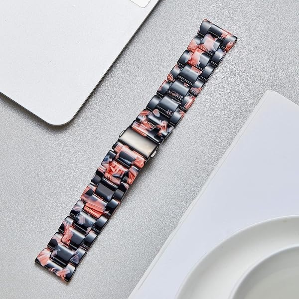 BINLUN BINLUN Resin Watch Straps for Women Replacement Band 18mm 20mm 22mm 14 Colors Quick Release Wrist Strap for Men Smart Watch Bracelets - View 7 of 7