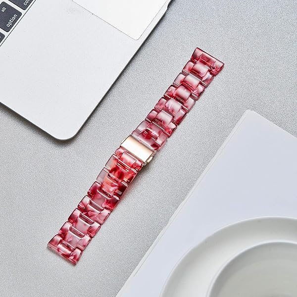 BINLUN BINLUN Resin Watch Straps for Women Replacement Band 18mm 20mm 22mm 14 Colors Quick Release Wrist Strap for Men Smart Watch Bracelets - View 7 of 7