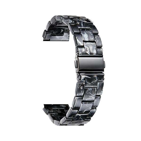 BINLUN Resin Watch Bands for Men & Women - 14 Colors, Quick Release, Lightweight, 18/20/22mm Sizes - Skin-Friendly Smartwatch Straps - View 2 of 9